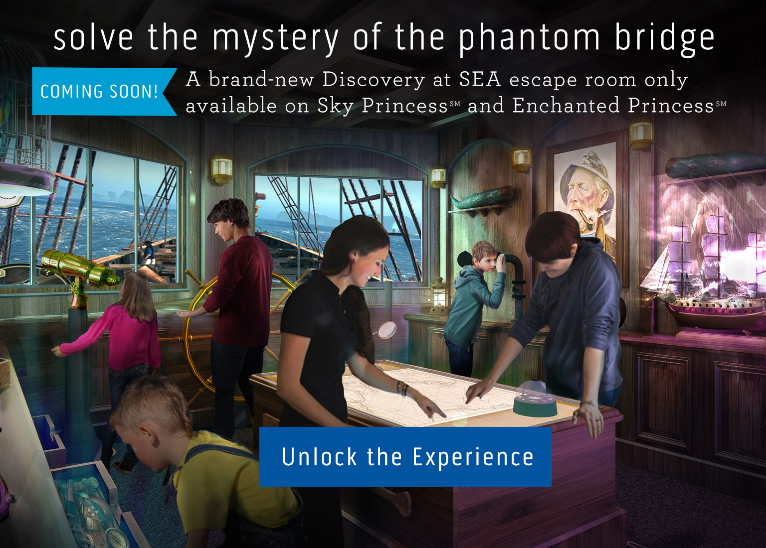 The first technologically-driven escape room at sea from Princess Cruises!