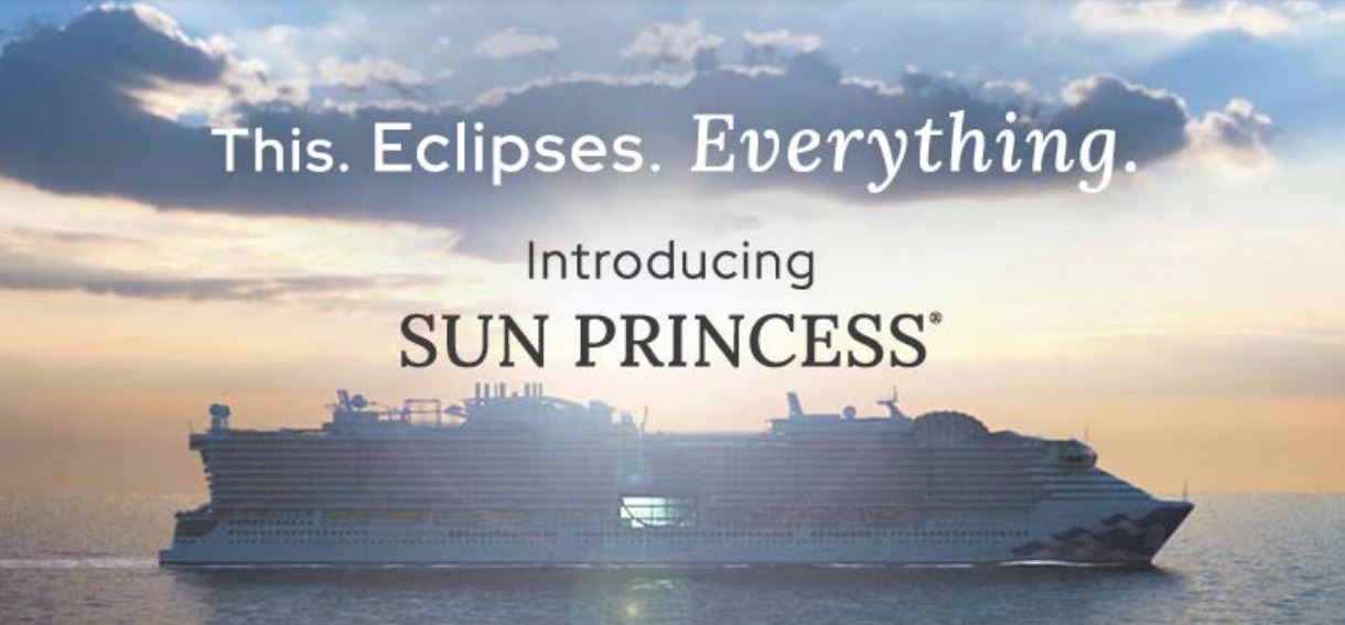 The All New Sun Princess Available to Book Now! Kims Kruises