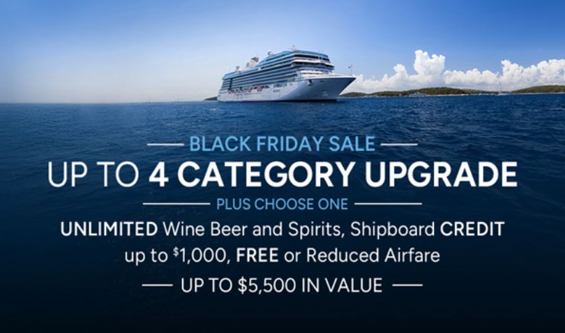 Oceania’s Black Friday Sale