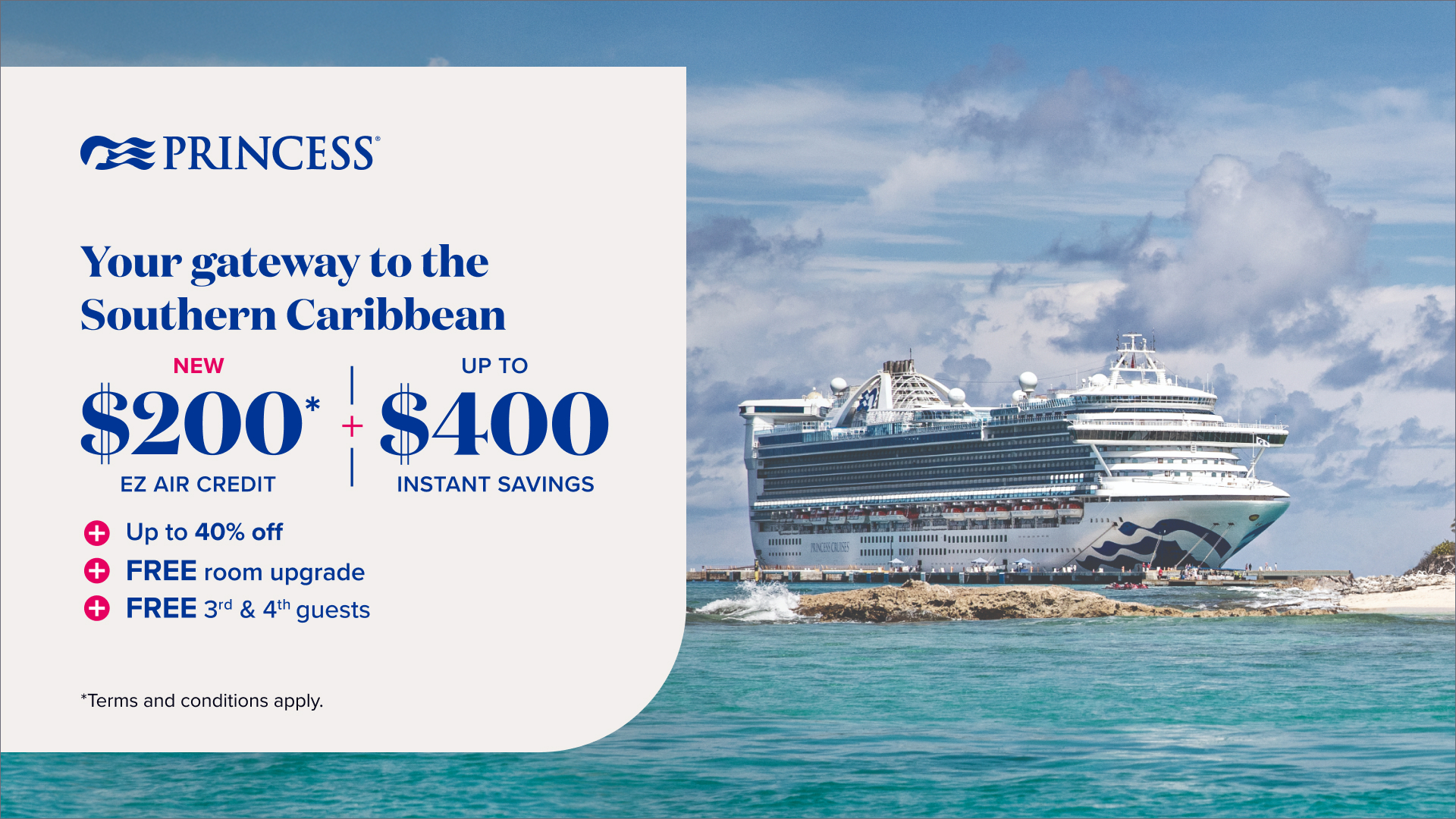 Sail from San Juan – $200 Air Credit