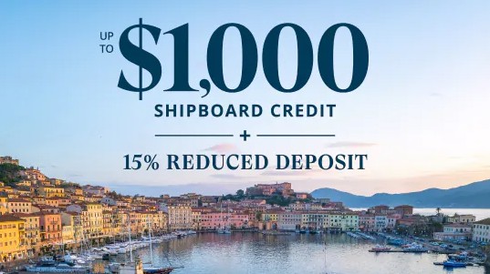 Up to $1,000 Shipboard Credit